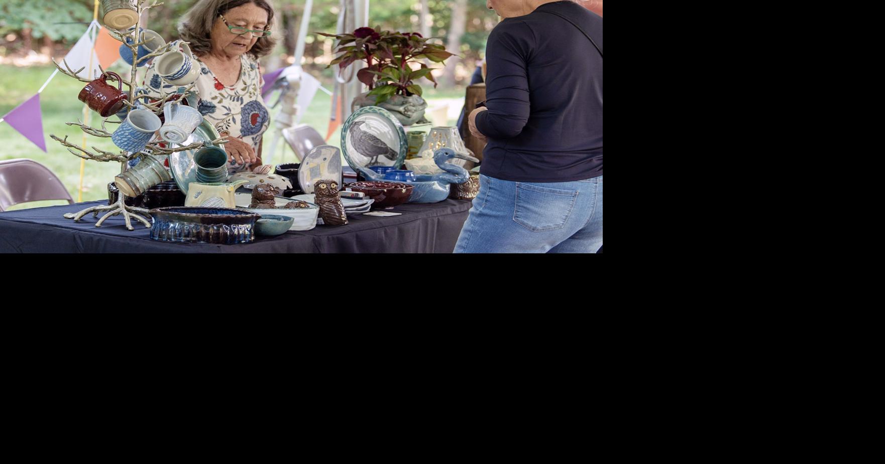 Outdoor Pottery Sale At Falmouth Art Center Arts & Entertainment