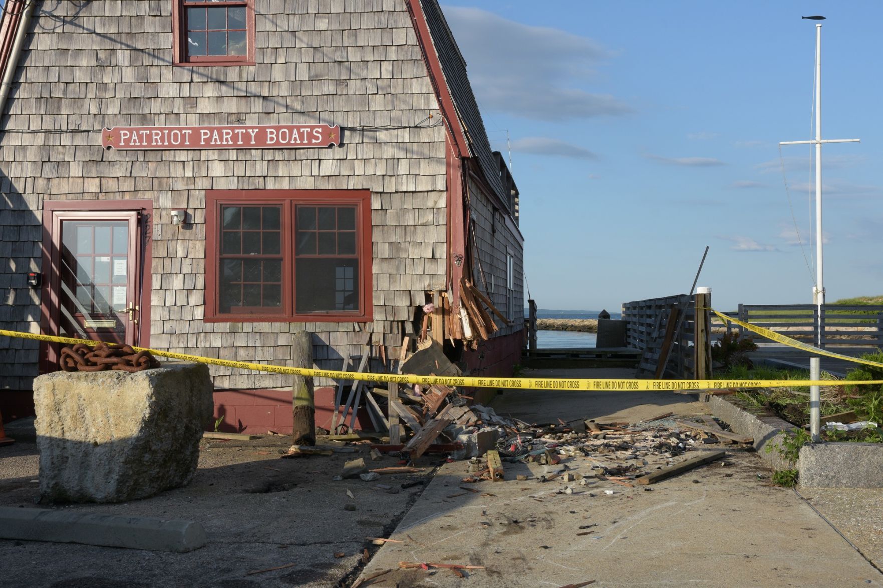 Car Crashes Into Falmouth Building; Two Injured | Falmouth News ...