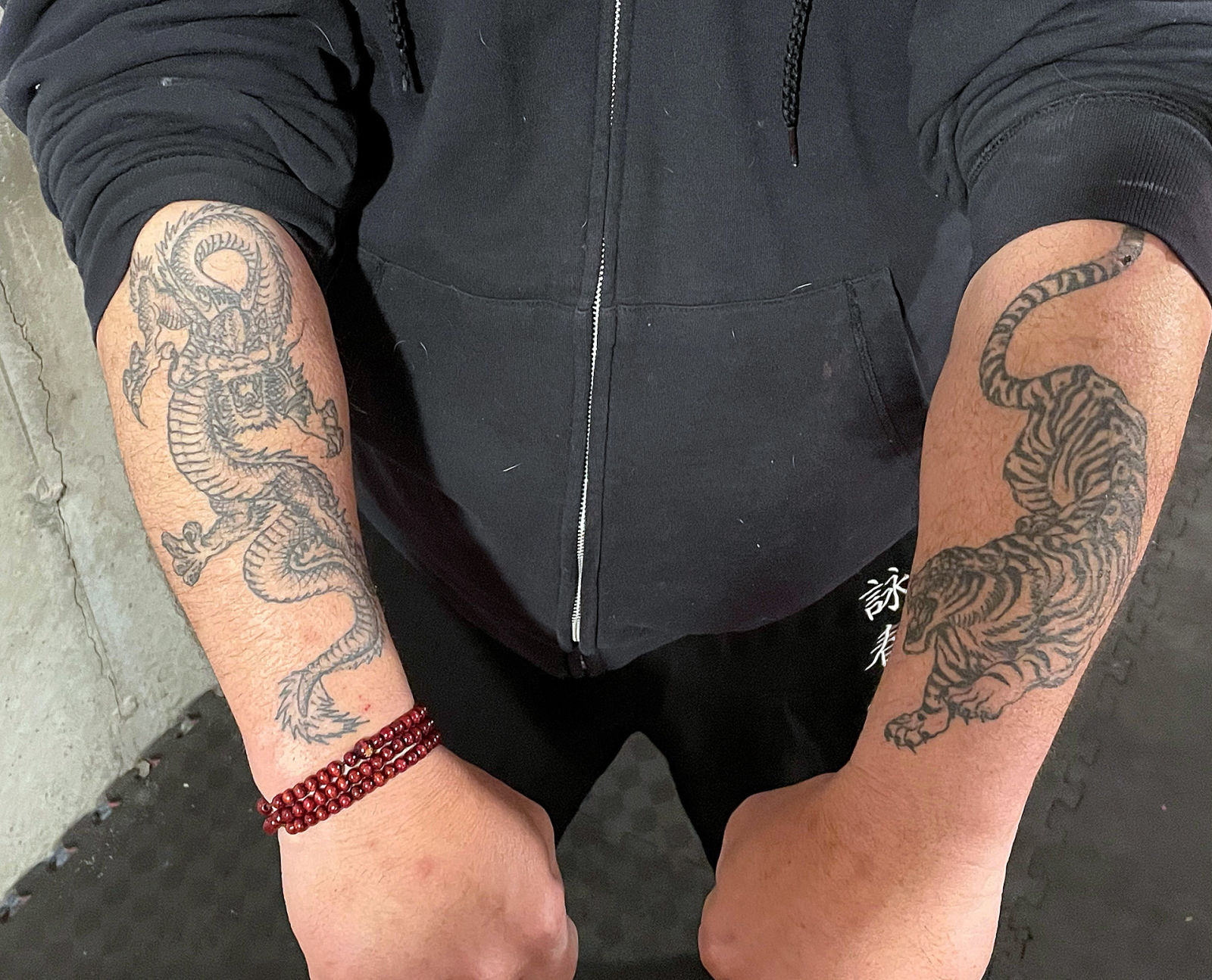 Tattoo design Kung fu