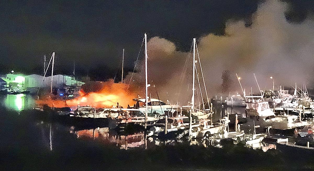falmouth fire boat one injured in three alarm fire aboard catamaran falmouth fire boat one injured in three alarm fire aboard catamaran