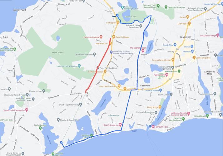 Portion Of Shining Sea Bikeway, Depot Avenue Parking Lot Now Closed ...