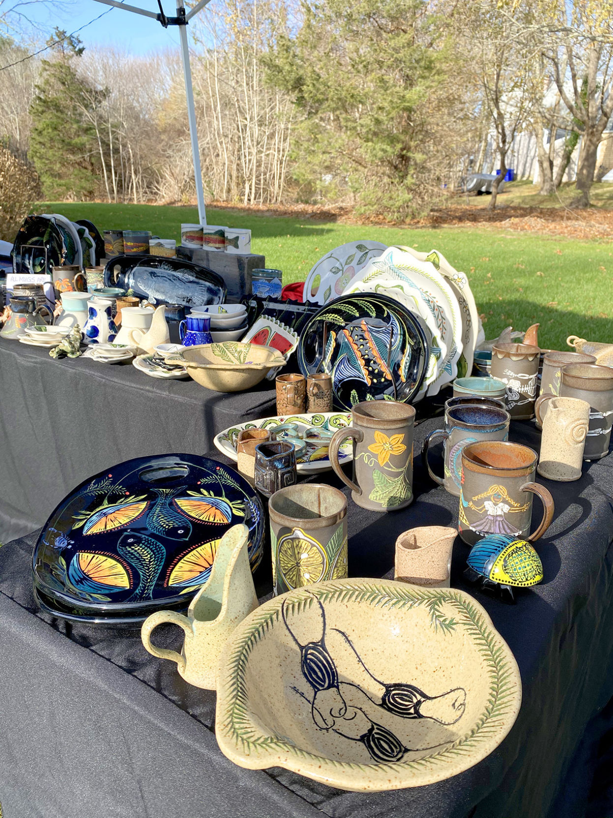 Outdoor Spring Pottery And Craft Sale At Meetinghouse Clay - Vimarsana News