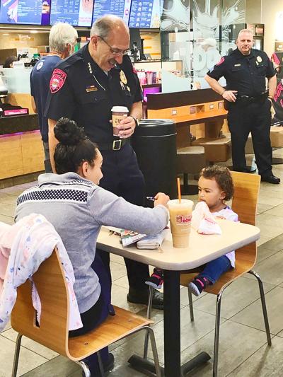 Falmouth Police Hold Meet And Greet At Dunkin Donuts Falmouth