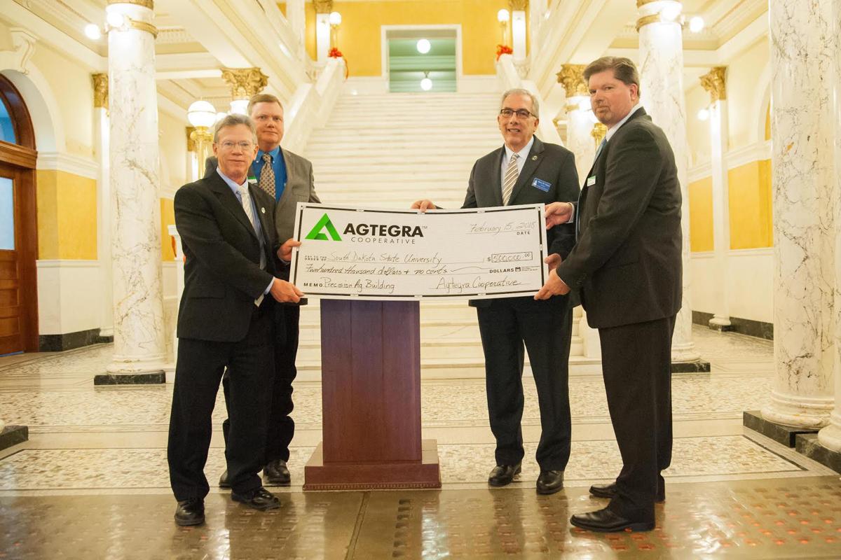In Capitol event, Agtegra gives SDSU a halfmillion for precision ag