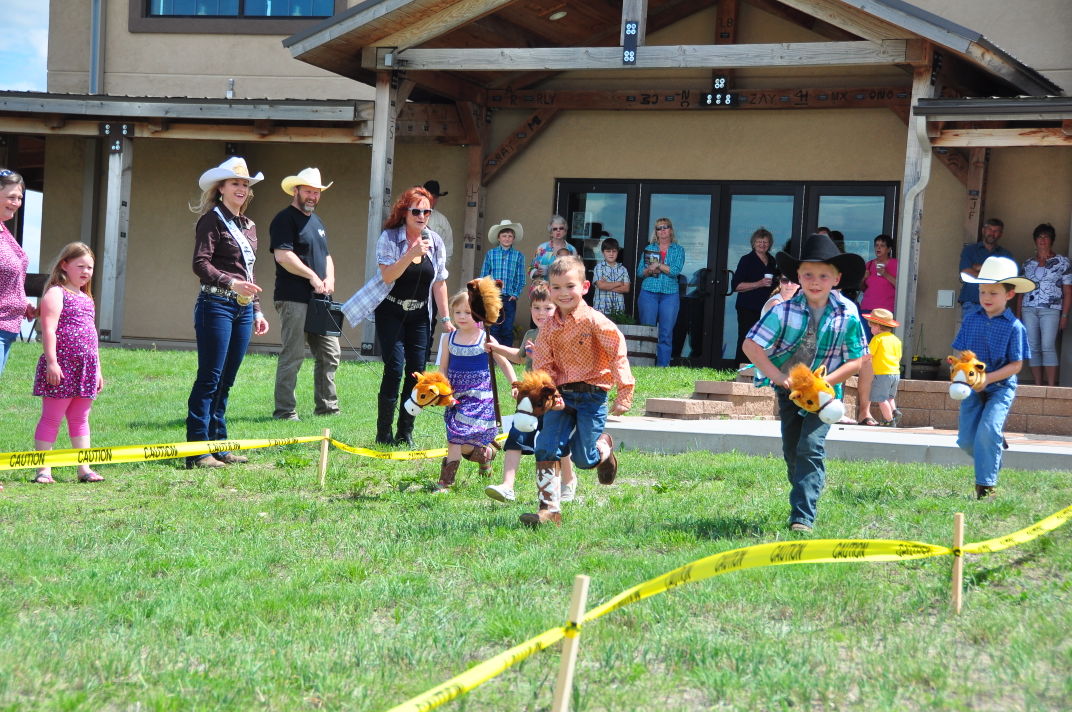 Stick pony race at Casey Tibbs Rodeo Center Gallery