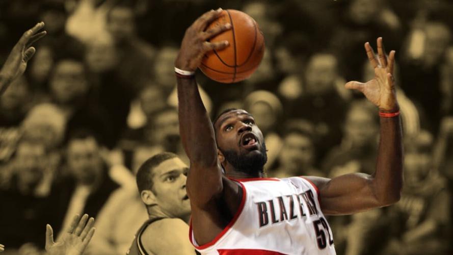 Greg Oden festeggia