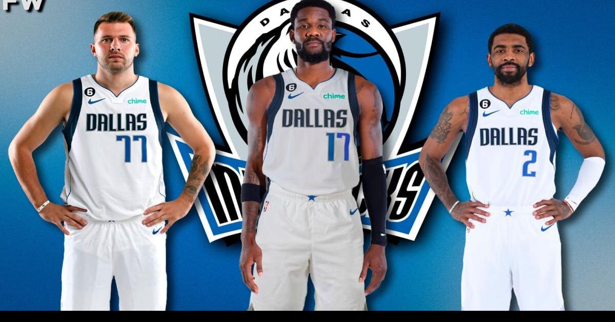 Dallas Mavericks Kyrie Irving Name & Number T-Shirt - Royal Blue - Mens