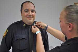 Cummings pins Cummings as new Pierre Police Sergeant