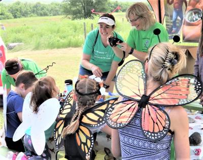 butterfly festival capjournal pollinators celebrates annual wings costumed prairie wearable own had during last create