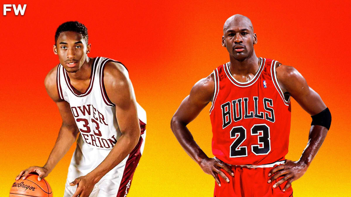 Los Angeles Lakers Kobe Bryant And Chicago Bulls Michael Jordan