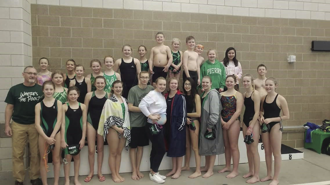 Pierre Swim Team Places Second At State B Meet Local Sports News