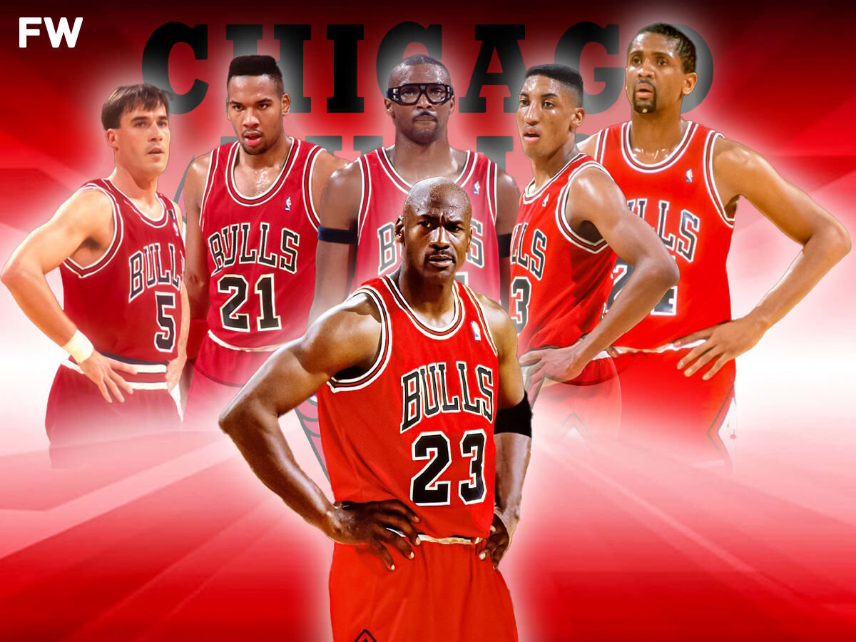 Vintage Chicago Bulls Triple Threat Jordan Pippen Grant T-shirt
