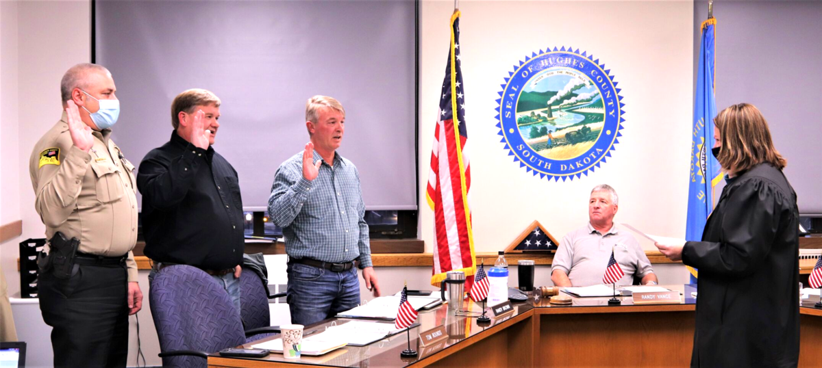 Hughes County Commission starts new year and new member terms Community