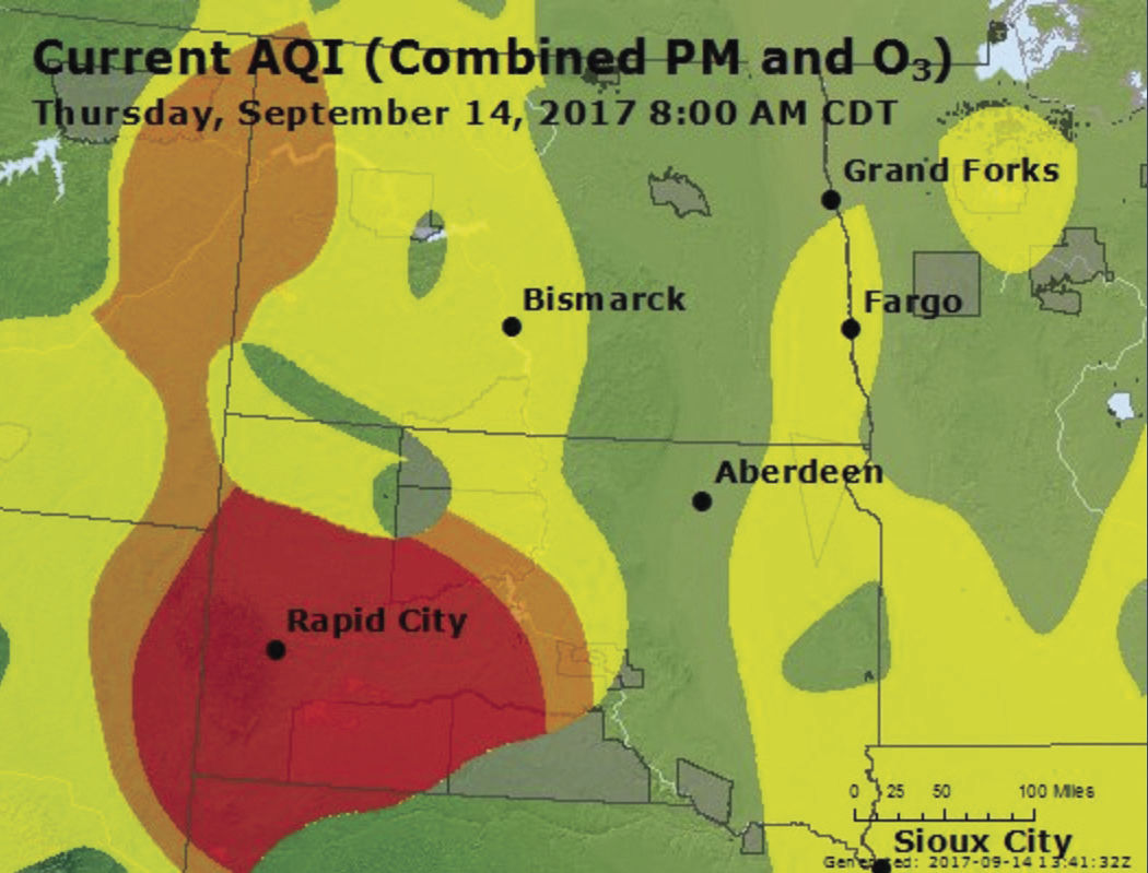 Weather Service Wind changes to improve SD air degraded by Western