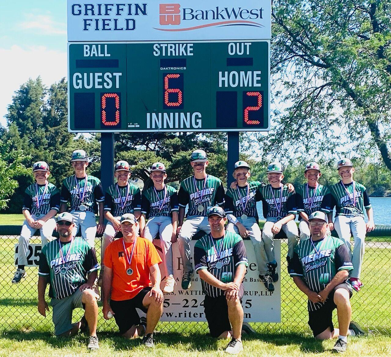 Pierre Bombers 12U win Bankwest Baseball Tournament News