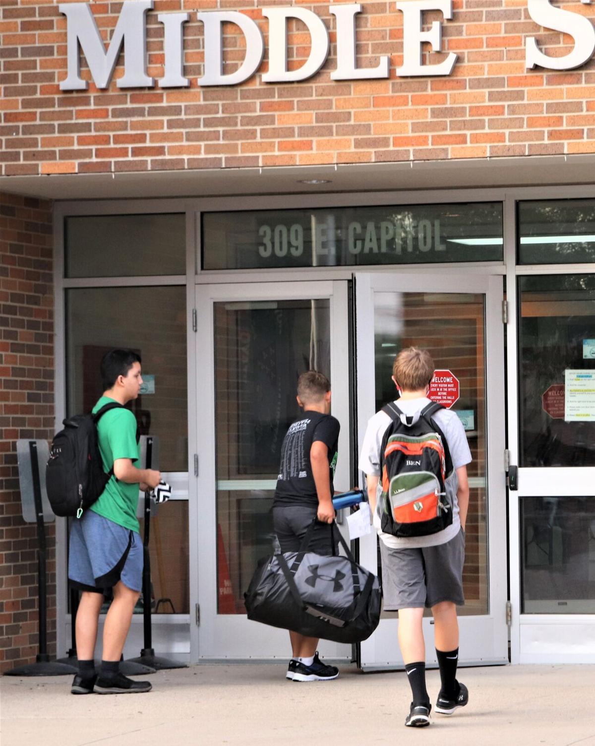 Masks In Hand Pierre students head back to class Local News Stories