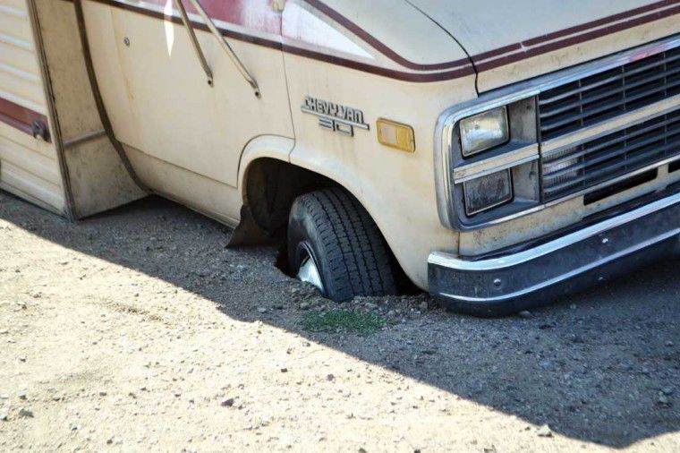 Work on sinkhole sewer pipe fix unfinished Local News Stories