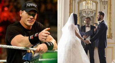 Nikki Bella says she wore her John Cena wedding dress when she married Artem Chigvintsev
