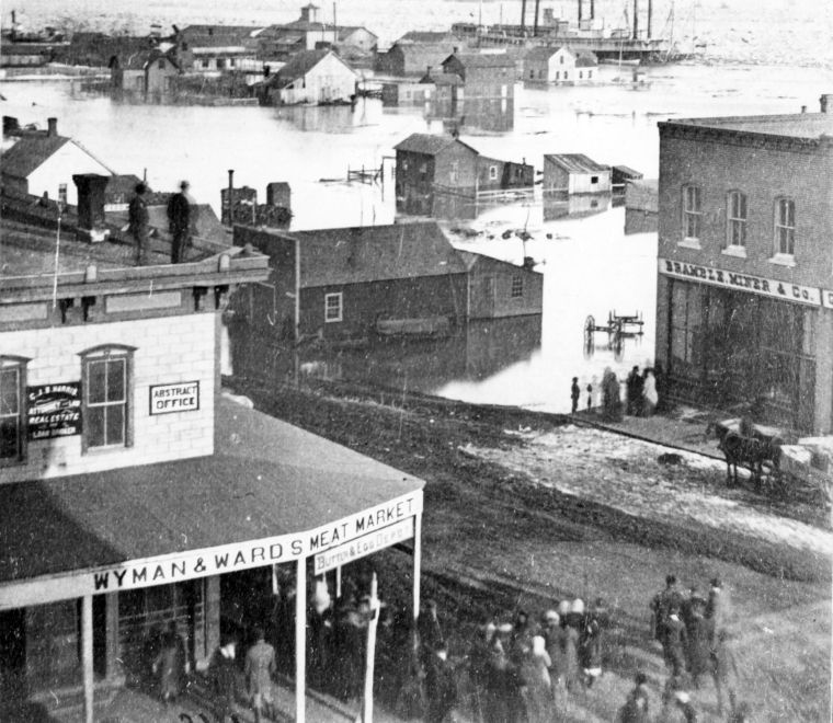 On The Rampage; Pierre, Yankton And Vermillion Flooded In 1881 