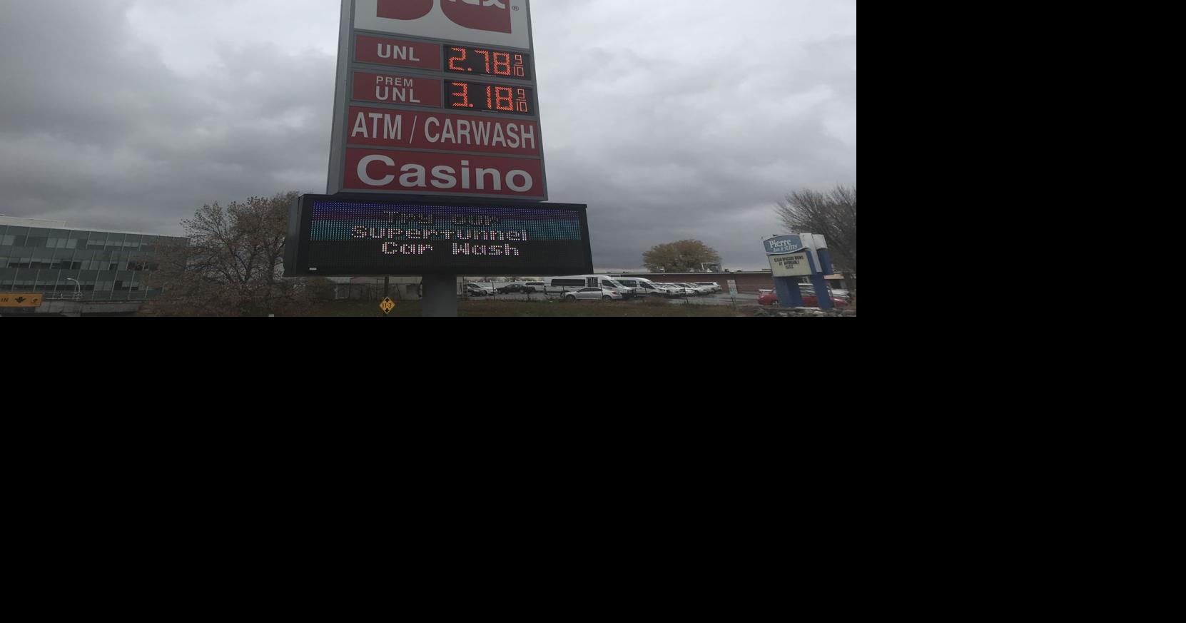 The average price of gasoline in the U.S. is the lowest since April