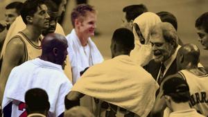 "When you have your own statue outside the stadium, you don't come off the bench" - Steve Kerr questioned whether Michael Jordan would start in his 1995 return