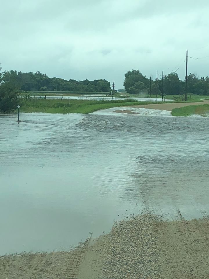 Brookings County gets up to 9 inches rain, flash floods, blocked roads