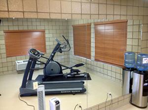 Exercise Room with treadmill and elliptical