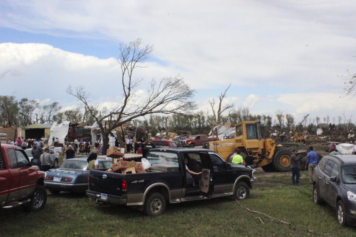 SD tornado injures 9, wrecks 20 buildings in Delmont, south of Mitchell