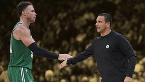 Blake Griffin recalls finding Joe Mazzulla and his Sensei training martial arts inside the Celtics facility: "Joe's back there, practicing karate"