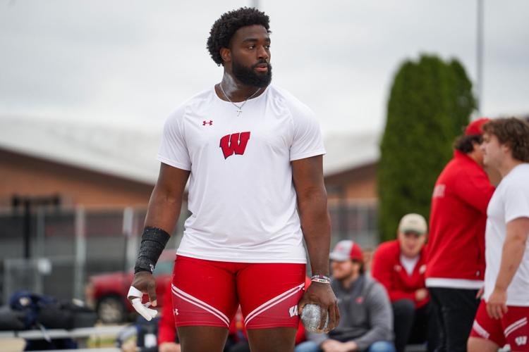 UW shot putter Joseph White