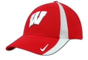 Vintage University Wisconsin Badgers Brim Beanie Knit Hat
