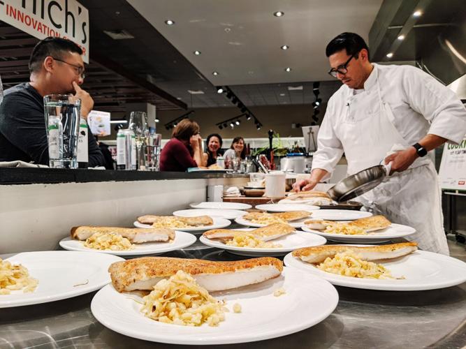 Watch Harvey House chef Joe Papach makes Superior walleye Cooking with the Cap Times