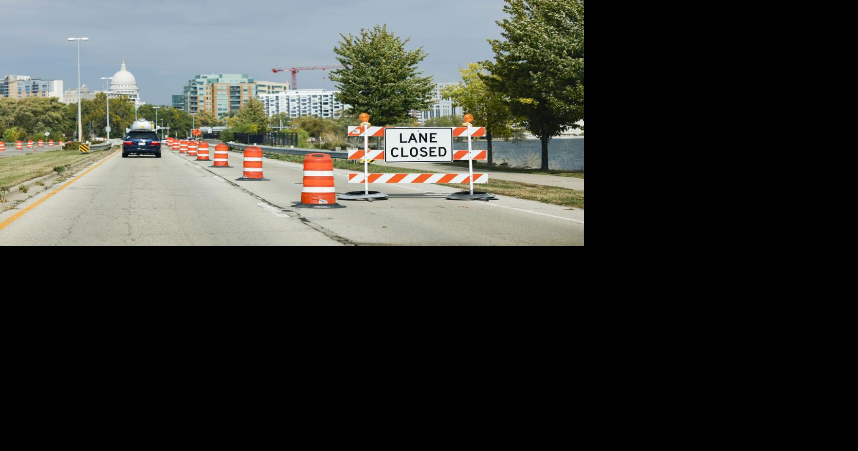 New John Nolen Drive lanes open Tuesday, detour for Capital City Trail