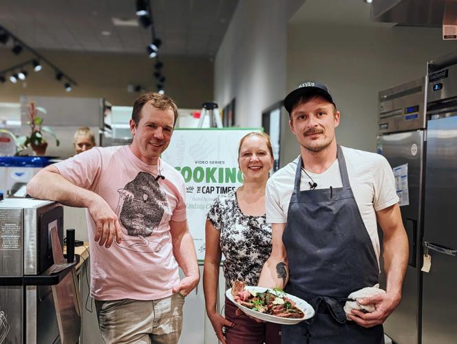 Seven Acre Dairy Company chefs fry crispy spinach roots Cooking with