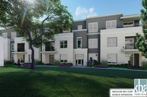 Rendering of Madison Development Corporation Avenue expansion