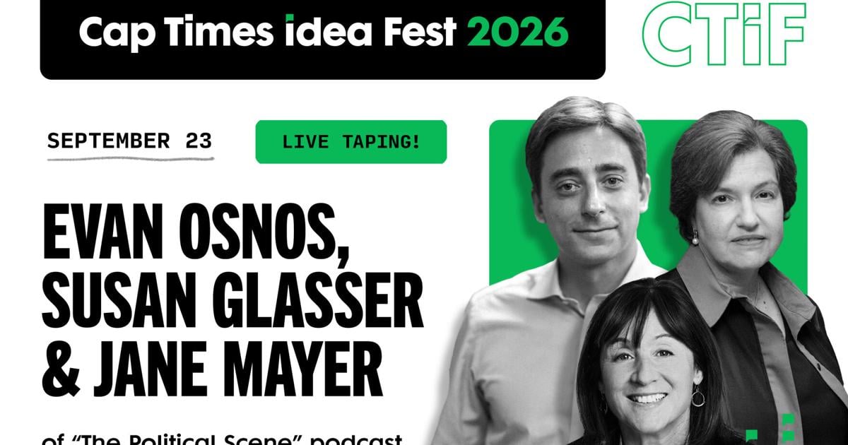 Celebrated New Yorker writers to record podcast at Cap Times Idea Fest