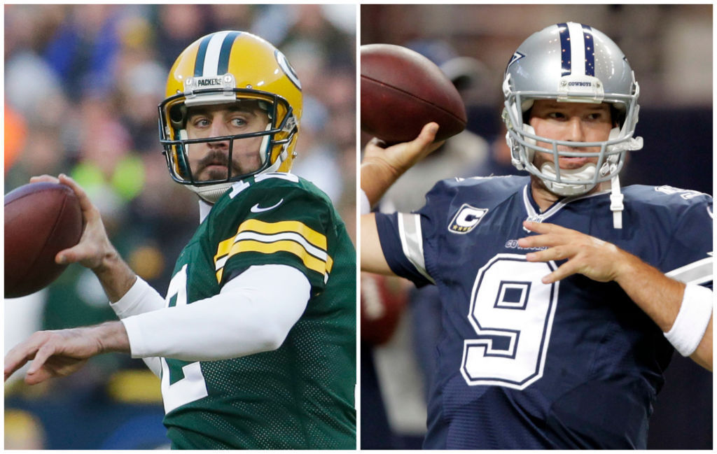 Tony Romo's career against the Packers featured interceptions