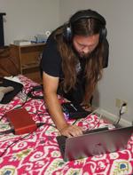 Ethan Gibson recording Fear the Beer.jpg