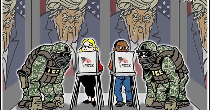 On Election Day, it's voters against the federal government