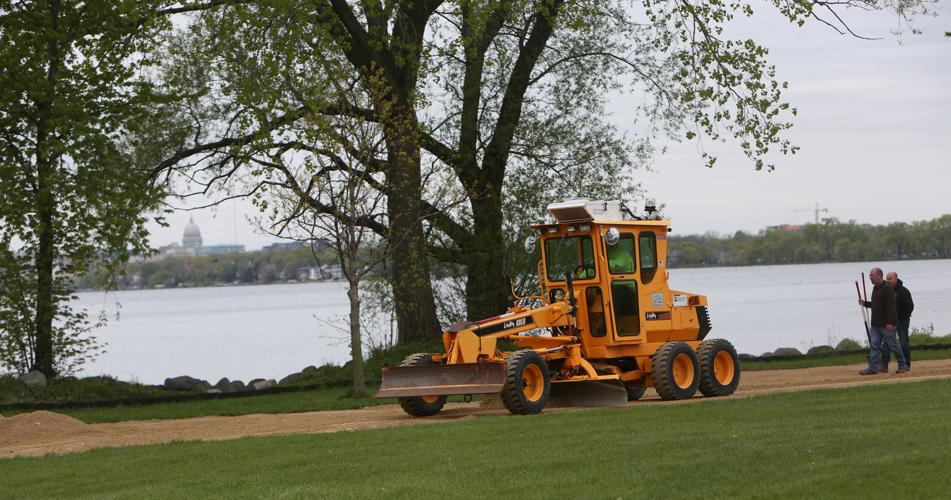 Photos Tables, lights go in at Olbrich Park beer garden Local News