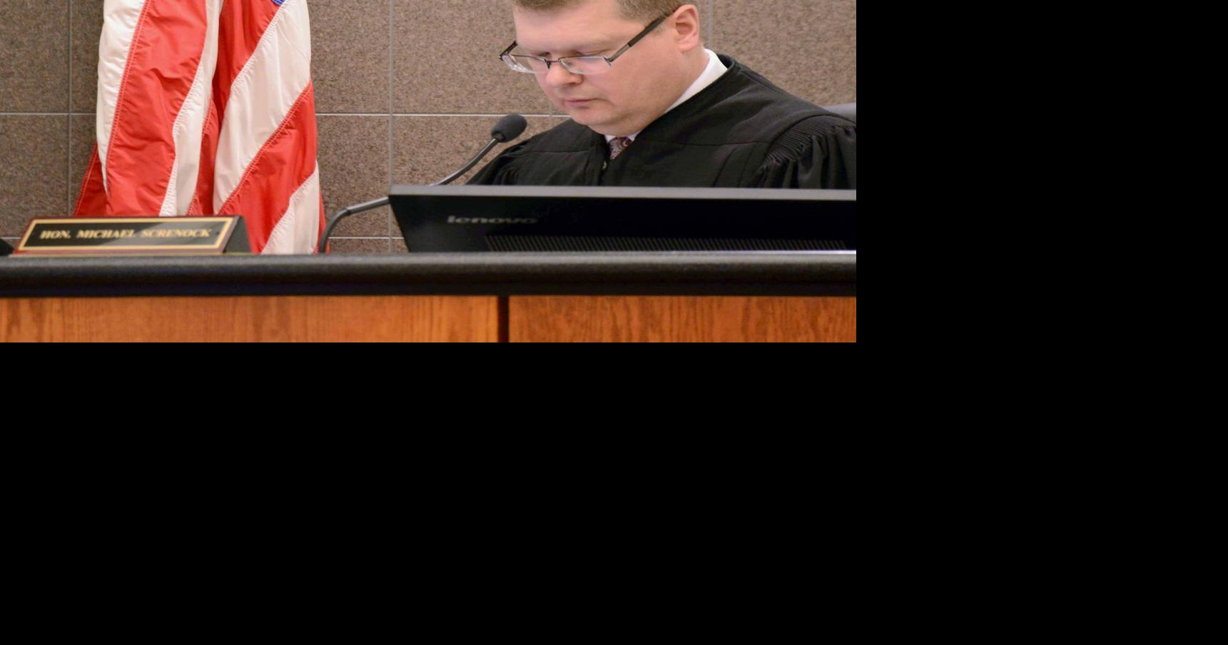 Sauk County Circuit Court Judge Michael Screnock enters Wisconsin