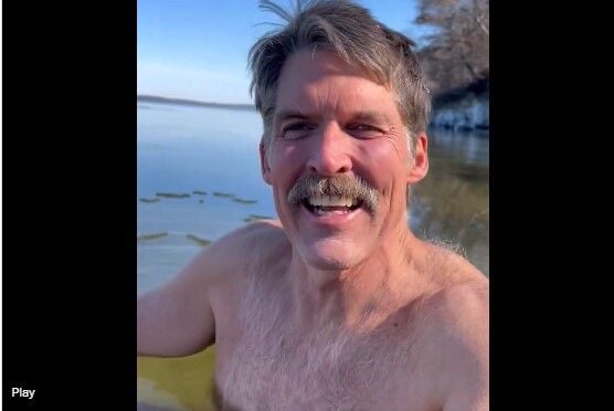 Eric Hovde Falls Flat With Dip Into Icy Lake Mendota | John Nichols ...