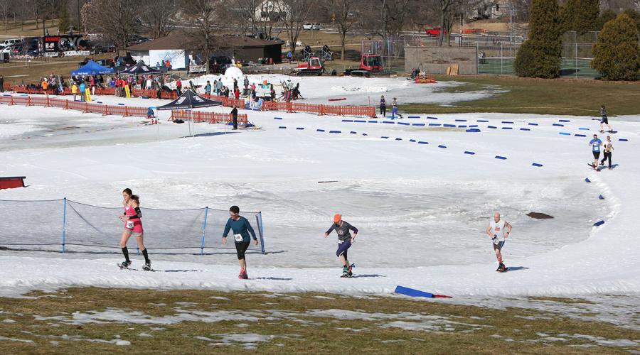 Photos Snowshoes and shorts at the Madison Winter Festival Local