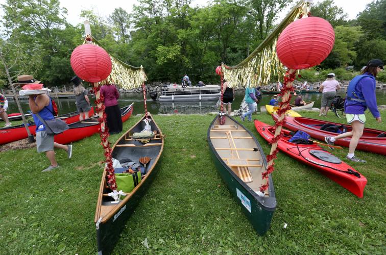 Photos Fools Flotilla paddles down the Yahara River Local News