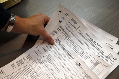 Tax forms generic file photo, AP photo (copy) (copy) (copy)