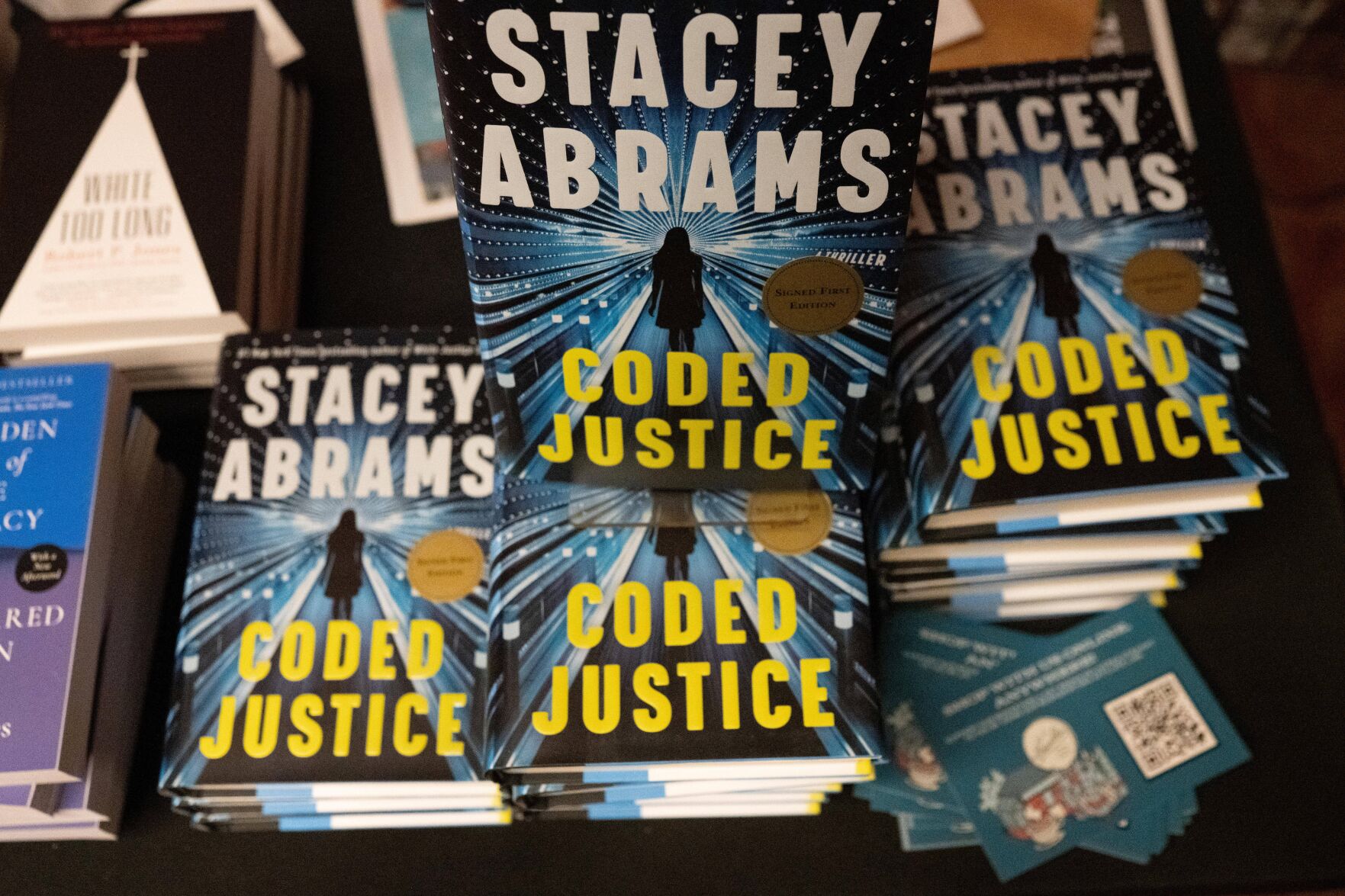 Stacey Abrams offers hope amid warnings about authoritarianism ...
