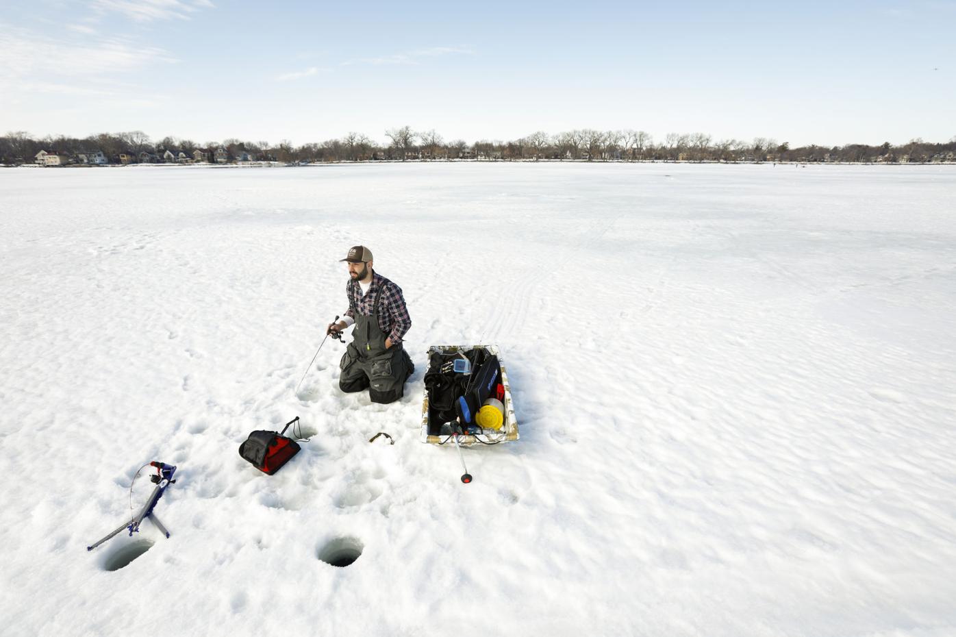 Ice fishing obsession faces peril in changing Wisconsin climate