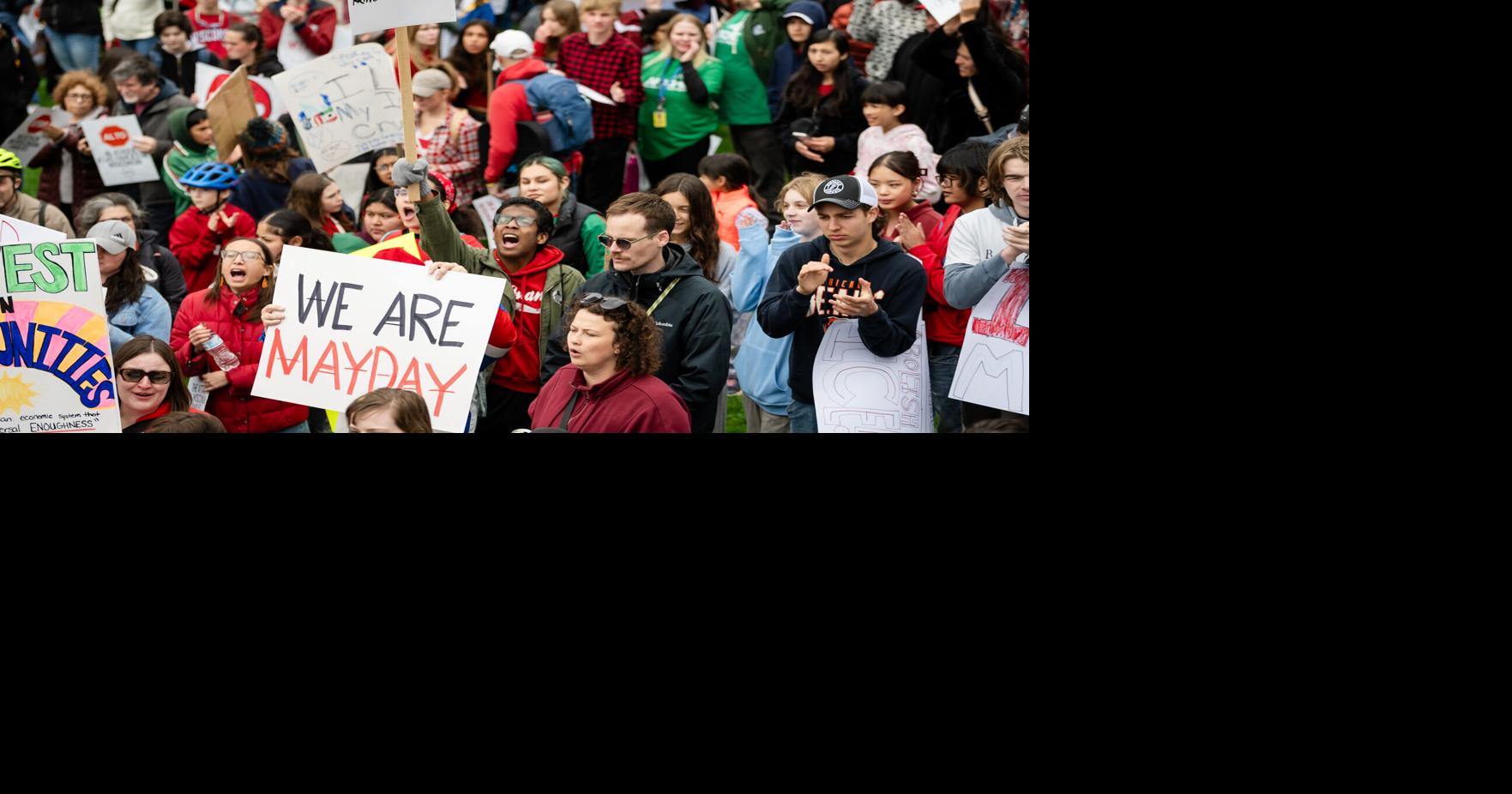 May Day protest draws thousands to downtown Madison