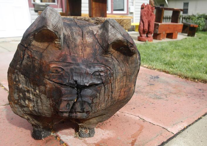 Photos Carved wood lawn art Local News