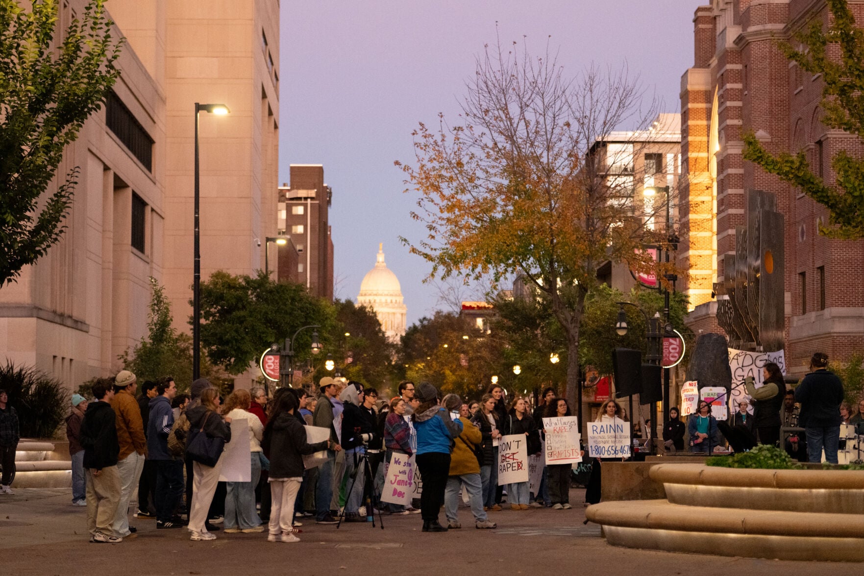UW-Madison students protest for changes to prevent sexual assault ...